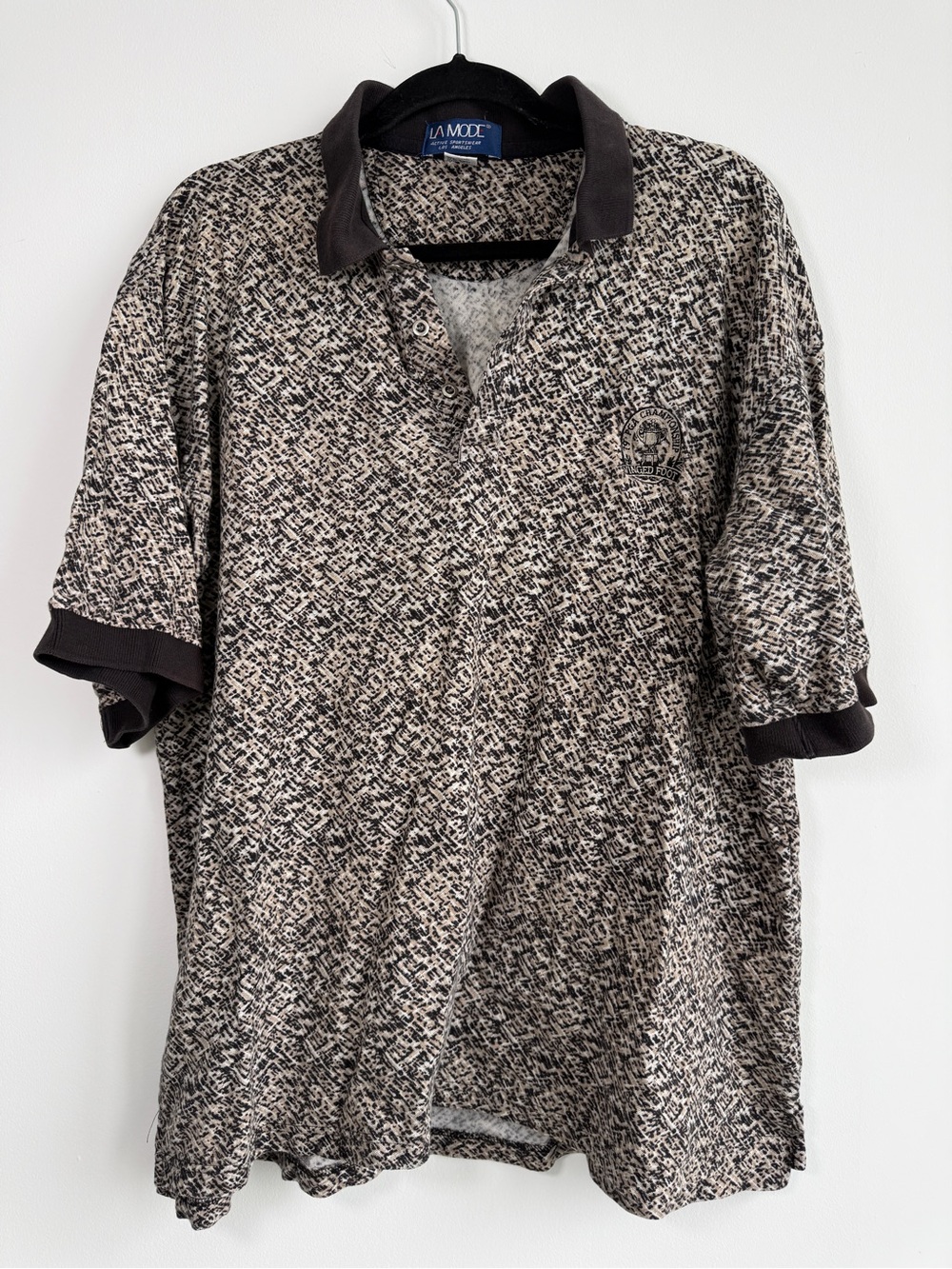 Vintage LA Mode 1979 PGA Championship Polo XL Brown | Golf Retro Streetwear